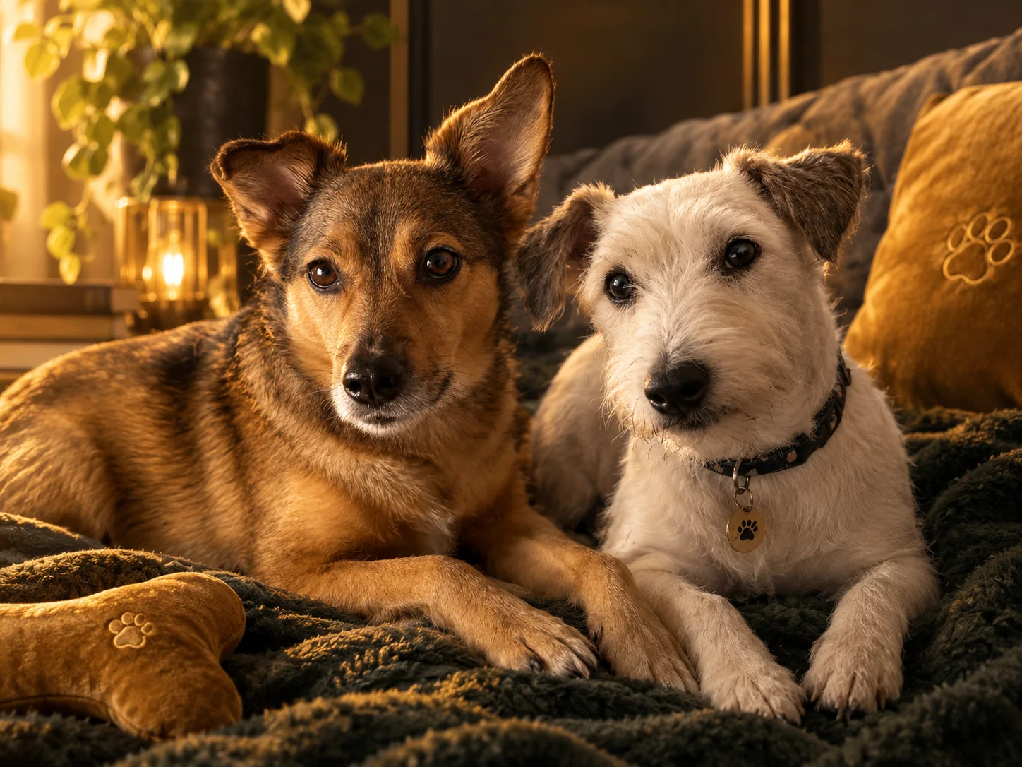 Orion and Laika, my two dogs
